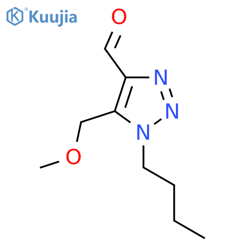 1-butyl-5-(methoxymethyl)-1H-1,2,3-triazole-4-carbaldehyde structure