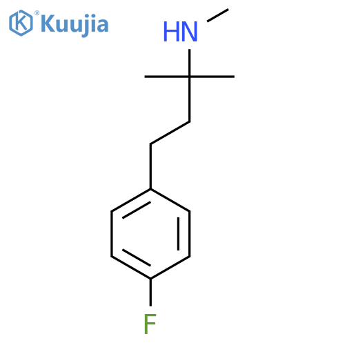 4-(4-fluorophenyl)-2-methylbutan-2-yl(methyl)amine structure