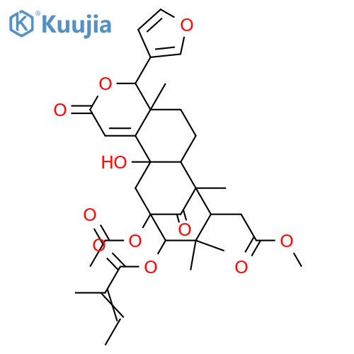 Andirolide B; 3-De-Ac, 3-tigloyl structure