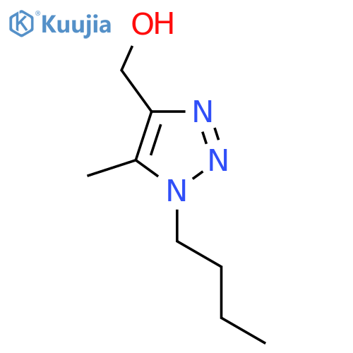 (1-butyl-5-methyl-1H-1,2,3-triazol-4-yl)methanol structure
