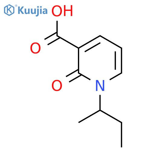 1-(butan-2-yl)-2-oxo-1,2-dihydropyridine-3-carboxylic acid structure