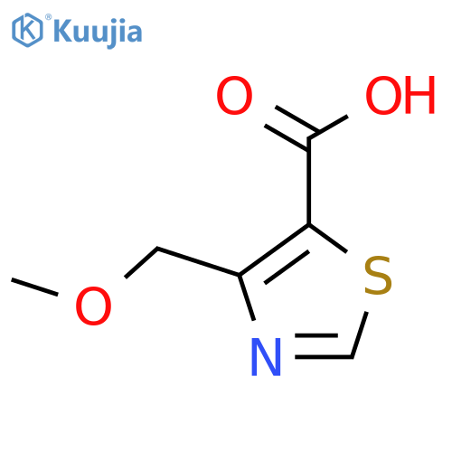 4-(Methoxymethyl)-1,3-thiazole-5-carboxylic acid structure