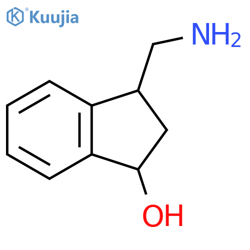 3-(aminomethyl)-2,3-dihydro-1H-inden-1-ol structure