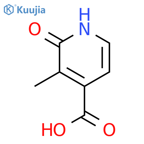 1,2-dihydro-3-methyl-2-oxo-4-Pyridinecarboxylic acid structure