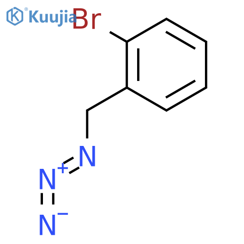 1-(azidomethyl)-2-bromobenzene structure