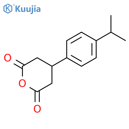 4-4-(propan-2-yl)phenyloxane-2,6-dione structure