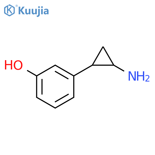 3-(2-aminocyclopropyl)phenol structure