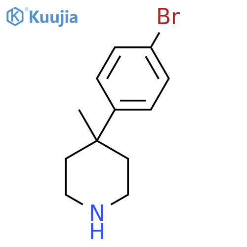 4-(4-Bromophenyl)-4-methylpiperidine structure