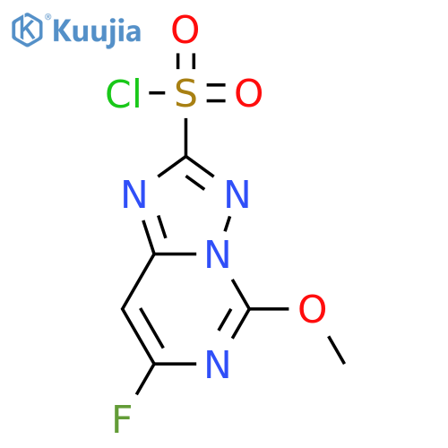 [1,2,4]Triazolo[1,5-c]pyrimidine-2-sulfonyl chloride, 7-fluoro-5-methoxy- structure
