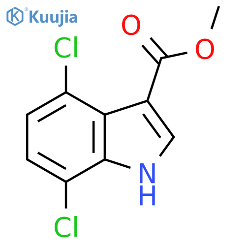 Methyl4,7-Dichloroindole-3-carboxylate structure