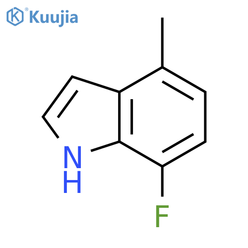7-fluoro-4-methyl-1H-indole structure