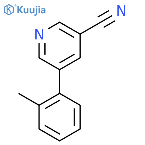 5-(o-Tolyl)nicotinonitrile structure