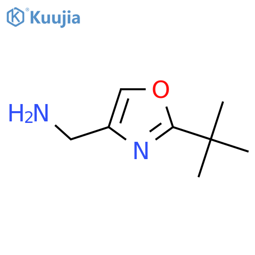 (2-(tert-Butyl)oxazol-4-yl)methanamine structure