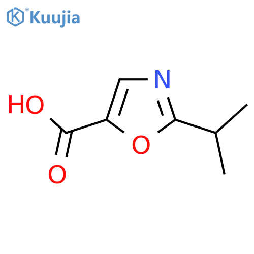 2-Isopropyloxazole-5-carboxylic acid structure