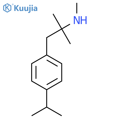 methyl({2-methyl-1-4-(propan-2-yl)phenylpropan-2-yl})amine structure
