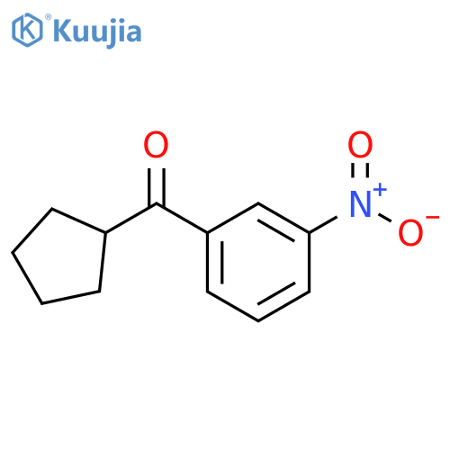 cyclopentyl(3-nitrophenyl)methanone structure