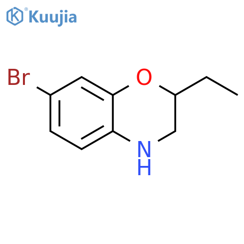 7-bromo-2-ethyl-3,4-dihydro-2H-1,4-benzoxazine structure