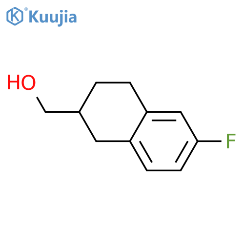(6-FLUORO-1,2,3,4-TETRAHYDRONAPHTHALEN-2-YL)METHANOL structure