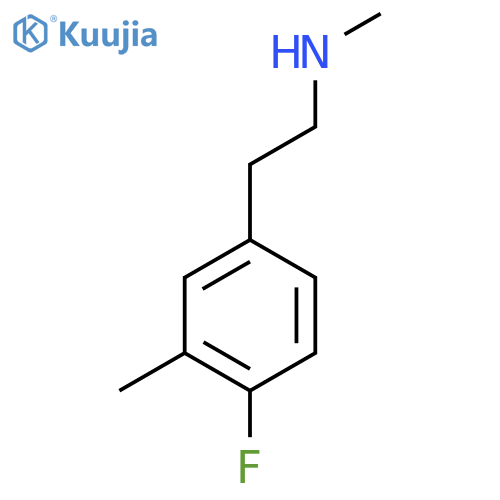 2-(4-fluoro-3-methylphenyl)ethyl(methyl)amine structure