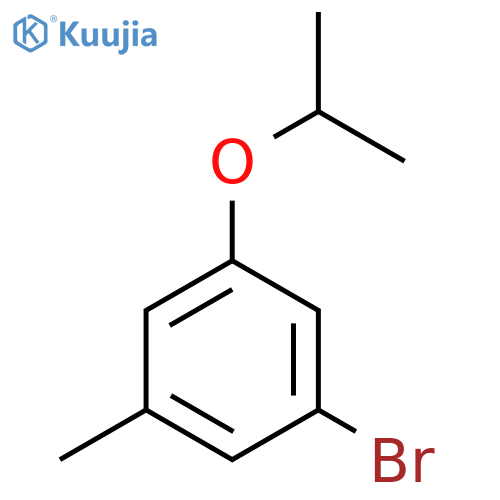 1-Bromo-3-methyl-5-(propan-2-yloxy)benzene structure