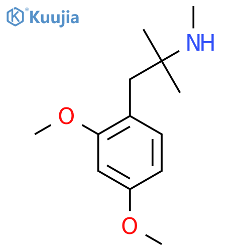 1-(2,4-dimethoxyphenyl)-2-methylpropan-2-yl(methyl)amine structure