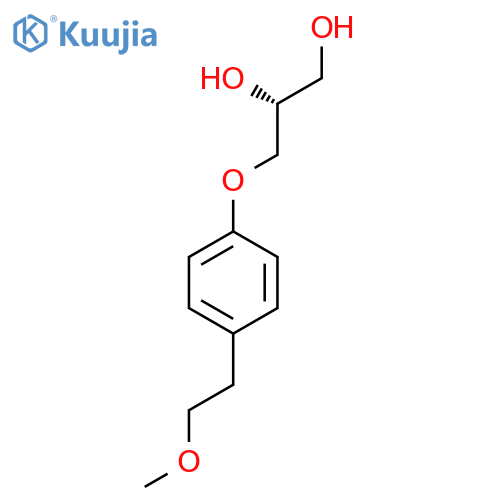 (2R)-3-(4-(2-Methoxyethyl)phenoxy)propane-1,2-diol structure