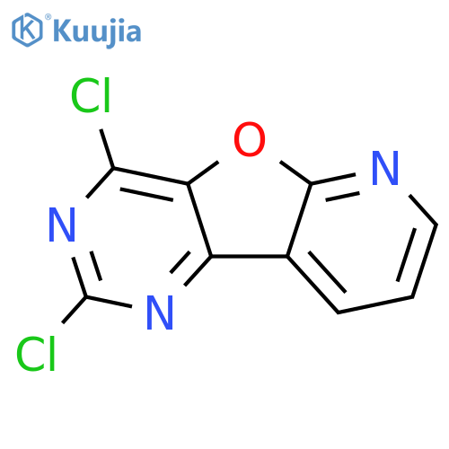 2,4-Dichloropyrido3',2':4,5Furo3,2-DPyrimidine structure