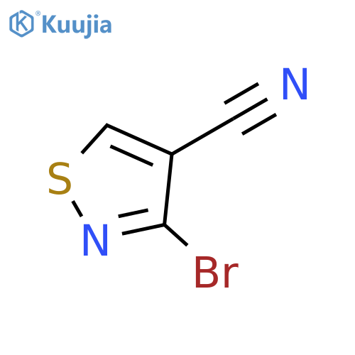 3-bromo-1,2-thiazole-4-carbonitrile structure