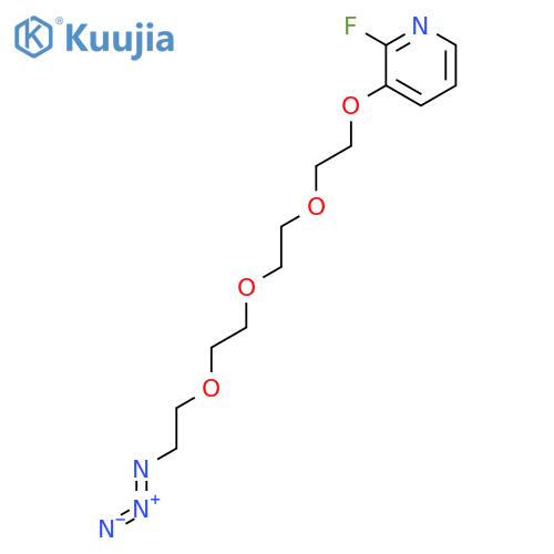 Pyridine, 3-[2-[2-[2-(2-azidoethoxy)ethoxy]ethoxy]ethoxy]-2-fluoro- structure