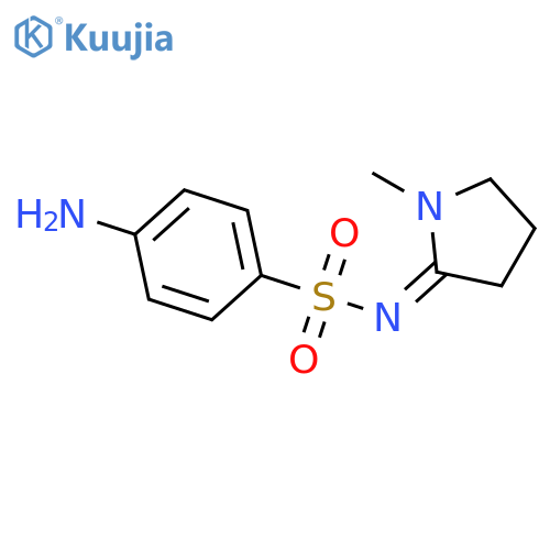 4-amino-N-(1-methylpyrrolidin-2-ylidene)benzenesulfonamide structure