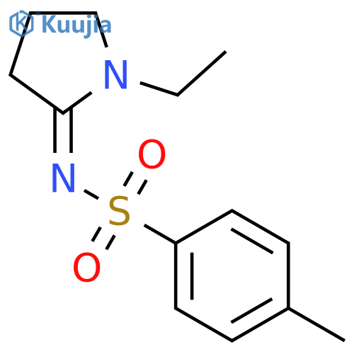 Benzenesulfonamide,N-(1-ethyl-2-pyrrolidinylidene)-4-methyl- structure