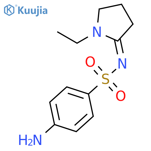 Benzenesulfonamide,4-amino-N-(1-ethyl-2-pyrrolidinylidene)- structure
