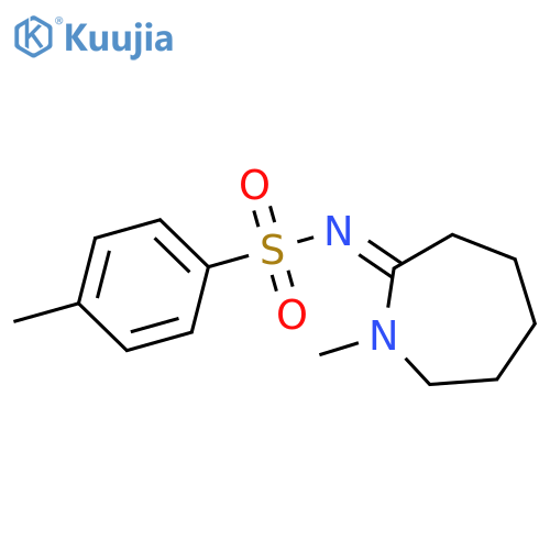 Benzenesulfonamide,N-(hexahydro-1-methyl-2H-azepin-2-ylidene)-4-methyl- structure
