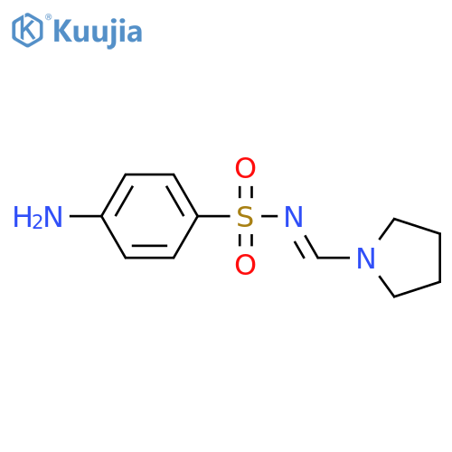 Benzenesulfonamide,4-amino-N-(1-pyrrolidinylmethylene)- structure