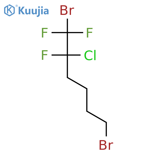 Hexane,1,6-dibromo-2-chloro-1,1,2-trifluoro- structure