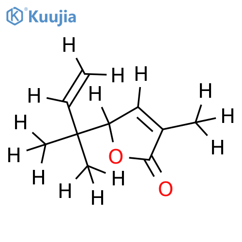 3-Methyl-5-hydroxy-5--but-3-en-olide structure