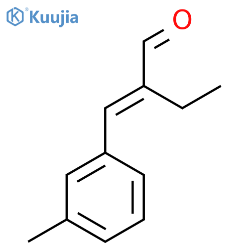 2-(3-methylphenyl)methylidenebutanal structure
