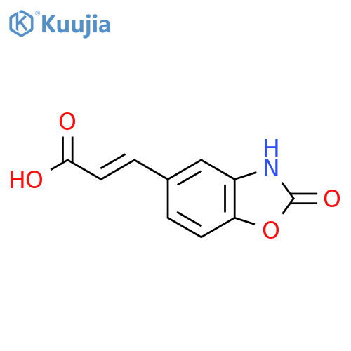 2-Hydroxybenzo[d]oxazole-5-acrylic acid structure