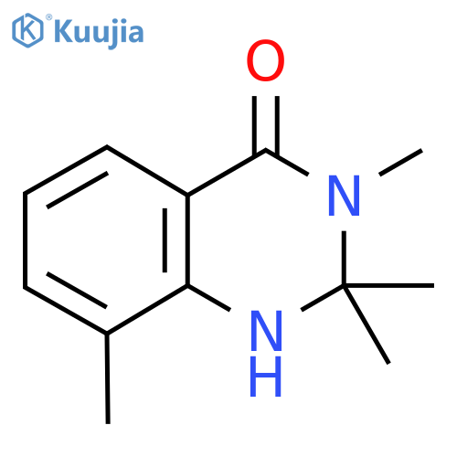 2,2,3,8-Tetramethyl-2,3-dihydroquinazolin-4(1H)-one structure