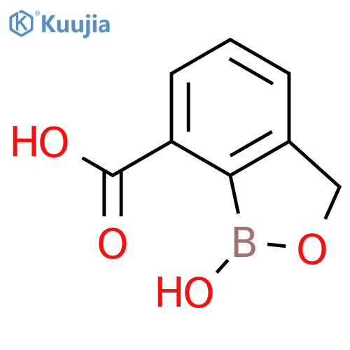 1-Hydroxy-1,3-dihydrobenzo[c][1,2]oxaborole-7-carboxylic acid structure