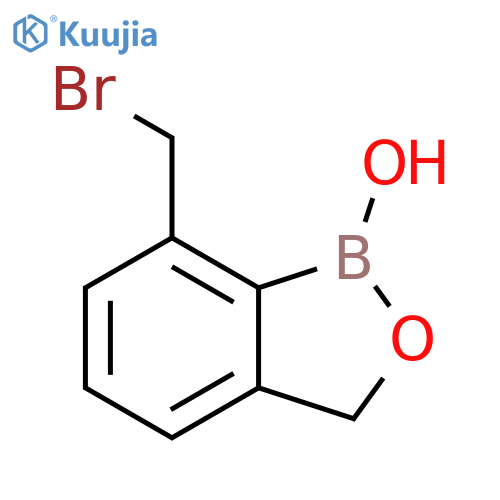 7-(bromomethyl)-1,3-dihydro-2,1-benzoxaborol-1-ol structure