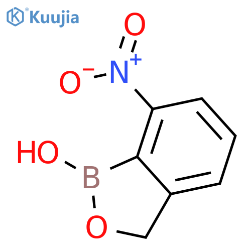 1-hydroxy-7-nitro-3H-2,1-benzoxaborole structure