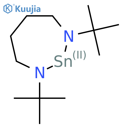 1,3-Ditert-butyl-1,3,2lambda2-diazastannepane structure