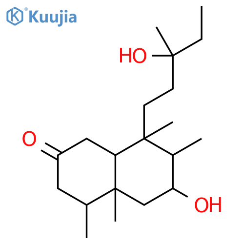 2(1H)-Naphthalenone,octahydro-6-hydroxy-8-(3-hydroxy-3-methylpentyl)-4,4a,7,8-tetramethyl- (9CI) structure