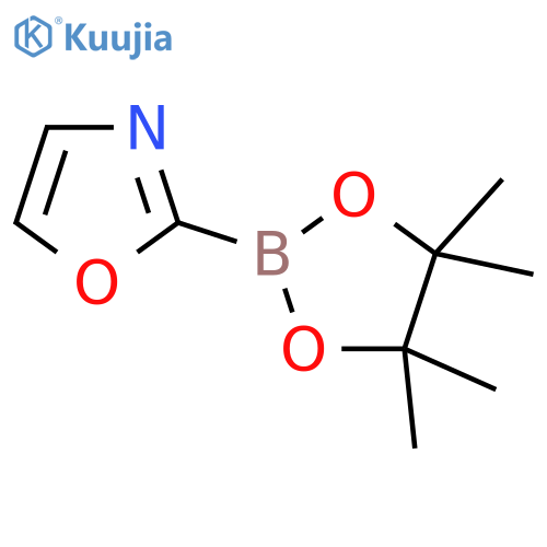 oxazol-2-ylboronic acid pinacol ester structure