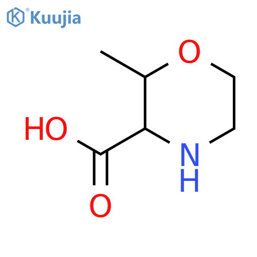(2S,3R)-2-Methylmorpholine-3-carboxylic acid structure