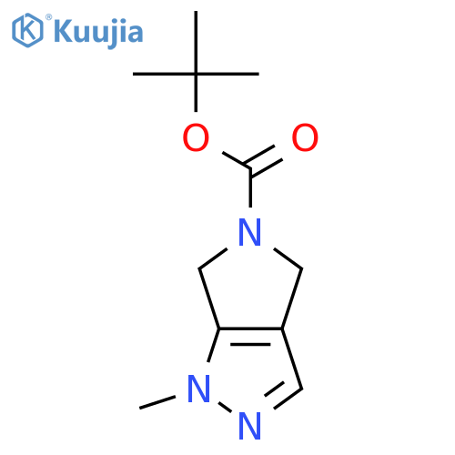 tert-Butyl 1-methyl-4,6-dihydropyrrolo3,4-cpyrazole-5(1h)-carboxylate structure