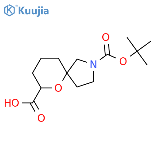 2-(tert-Butoxycarbonyl)-6-oxa-2-azaspiro[4.5]decane-7-carboxylic acid structure