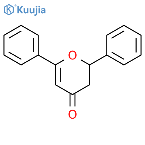 2,6-Diphenyl-2H-pyran-4(3H)-one structure