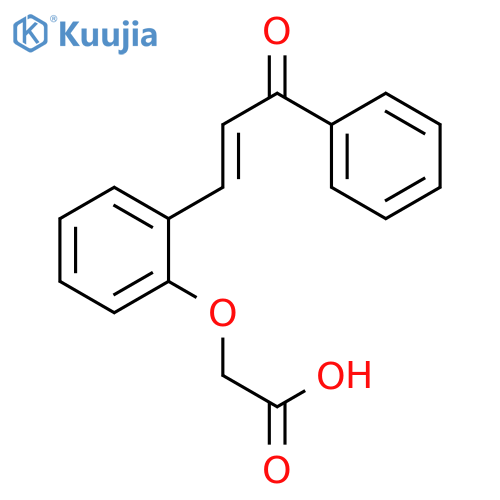 Acetic acid, [2-(3-oxo-3-phenyl-1-propenyl)phenoxy]-, (E)- (9CI) structure